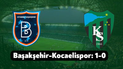 Trendyol Süper Lig'in 1.hafta karşılaşmasında Kocaelispor İstanbul'da Başakşehir'e konuk oluyor.