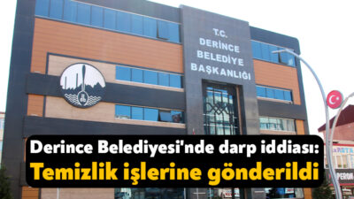Derince Belediyesi Veteriner İşleri Müdürlüğü'nde görev yapan bir personel, birim