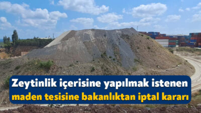 Destebaşı Maden Şirketi, Gebze’deki maden sahasını taşımak için mayıs ayında