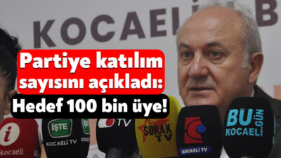 YENİ Parti Kocaeli İl Başkanı Erdem Arcan, bugün parti il