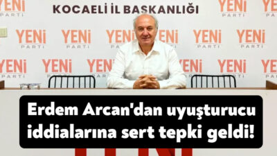 Yeni Parti Kocaeli İl Başkanı Erdem Arcan, İzmit Belediyesi’ne yönelik