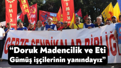 Yıldızlar SSS Holding’e bağlı Doruk Madencilik’te çalışan Türk Maden-İş Sendikası