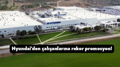 Kocaeli’nin Alikahya bölgesinde faaliyet gösteren Hyundai fabrikasında çalışanları sevindiren promosyon