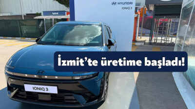 Hyundai Motor Türkiye, İzmit’teki fabrikasında tamamen elektrikli yeni modeli IONIQ