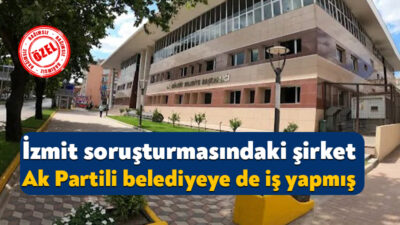 İzmit Belediyesi’ne yönelik başlatılan soruşturmada Nursel Asfalt Şirketi’nin kurucusu Remzi