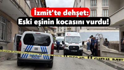 Kocaeli'nin İzmit ilçesinde bir şüpheli, eski eşinin evli olduğu kişiyi
