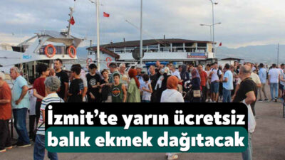 İzmit’teki marina esnafı, 1 Eylül Dünya Barış Günü’nün yanı sıra
