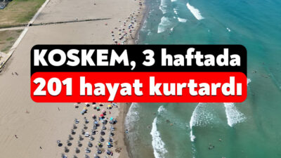 Kocaeli Büyükşehir Belediyesi bünyesinde görev yapan KOSKEM ekipleri, deniz sezonunun