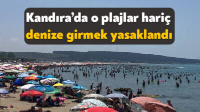 Kandıra Kaymakamlığı, olumsuz hava ve deniz şartları nedeniyle bugün 3