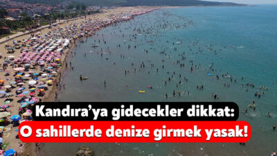 Kandıra Kaymakamlığı, olumsuz hava ve deniz koşulları nedeniyle bugün 4