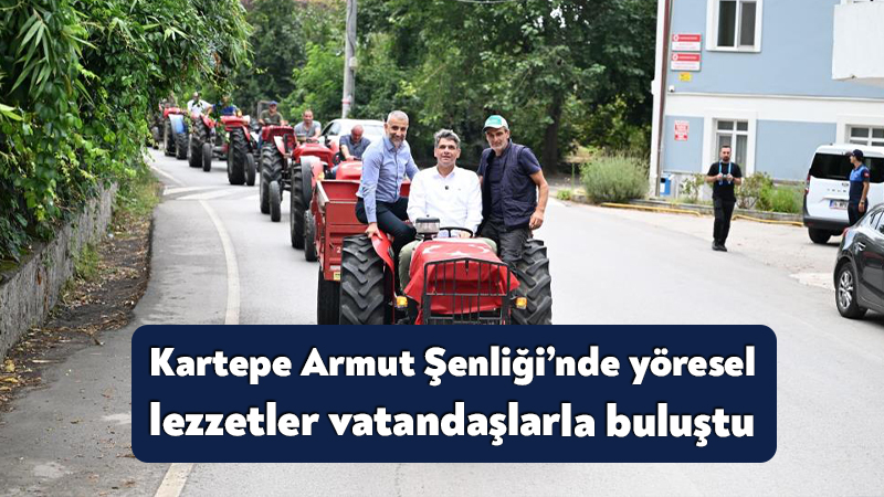 Kartepe Armut Şenliği’nde yöresel lezzetler vatandaşlarla buluştu Kartepe Armut Şenliği’nde bölgenin tarımsal değerleri ve yöresel lezzetleri ön
