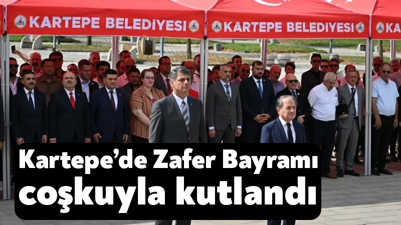 Kartepe’de 30 Ağustos Zafer Bayramı coşkuyla kutlandı 30 Ağustos Zafer Bayramı’nın 104. yıl dönümü Kartepe’de düzenlenen resmi