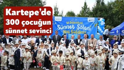 Kartepe Belediyesi tarafından geleneksel olarak düzenlenen Sünnet Şöleni, bu yıl
