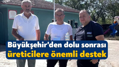 Kocaeli Büyükşehir Belediyesi üreticinin kara gün dostu olduğunu bir kez
