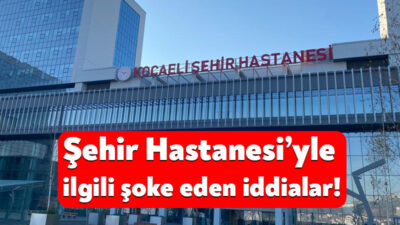 Kocaeli’de trafik kazası sonrası ambulansla Kocaeli Şehir Hastanesi’ne kaldırılan Ebru