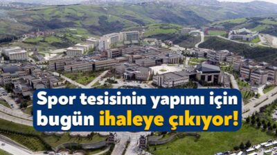 Kocaeli Üniversitesi, Umuttepe Kampüsüne açık spor tesisi inşa edecek. 70