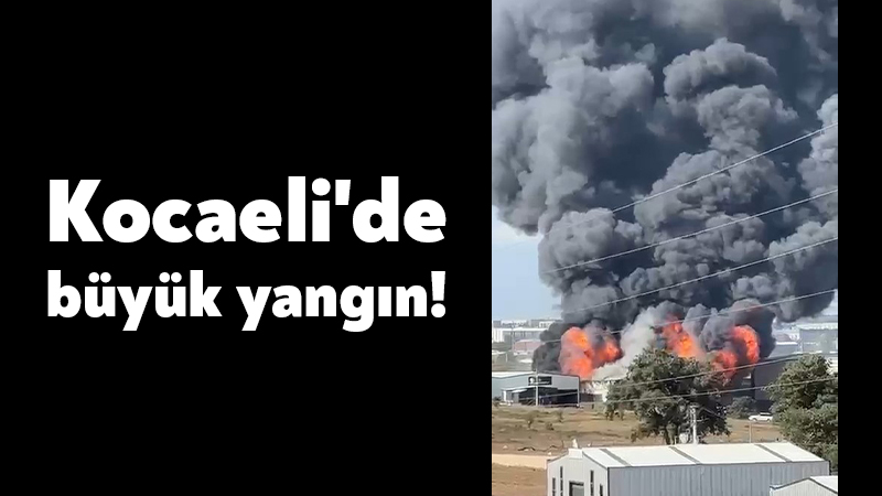Kocaeli’de büyük yangın! Kocaeli'nin Gebze ilçesinde bulunan bir tesiste yangın çıktı. İtfaiye ekiplerinin