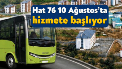 Kocaeli Büyükşehir Belediyesi, İzmit Sepetçi TOKİ Konutları’nın ulaşım ihtiyacını karşılamak