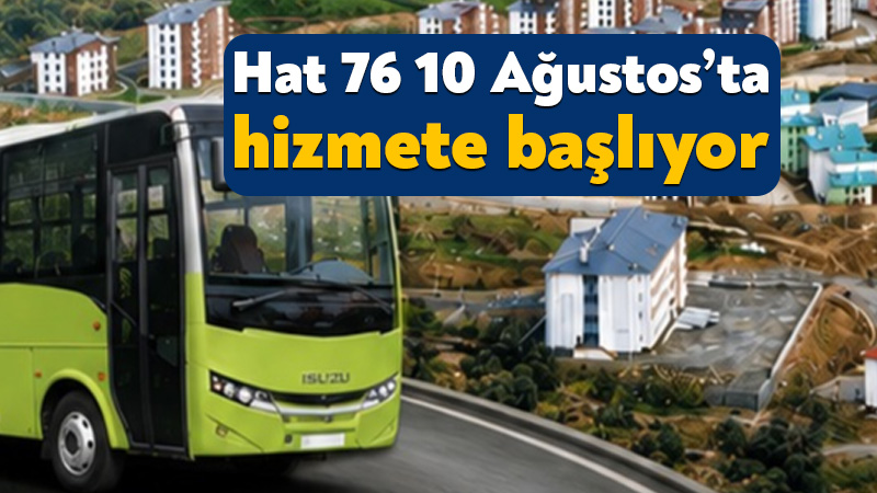 Kocaeli Büyükşehir Belediyesi, İzmit Sepetçi TOKİ Konutları’nın ulaşım ihtiyacını karşılamak