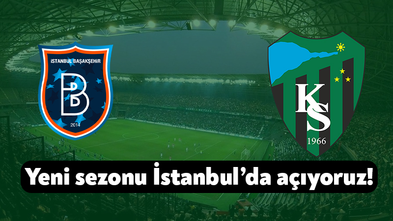Kocaelispor yeni sezonu Başakşehir deplasmanında açıyor! Trendyol Süper Lig’in 1.haftasında Kocaelispor, İstanbul’da Başakşehir’e konuk olacak. Başakşehir