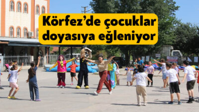 Körfez Belediyesi'nin çocuklara ve ailelere yaz tatilini dolu dolu yaşatmak