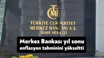 Türkiye Cumhuriyet Merkez Bankası, 2026 yıl sonu enflasyon tahminini yüzde