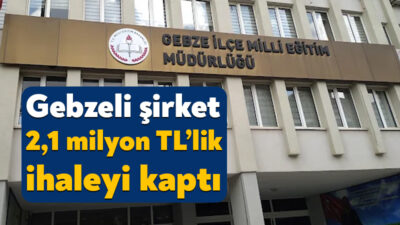 Gebze İlçe Milli Eğitim Müdürlüğü, yeni eğitim-öğretim döneminde dağıtılacak olan