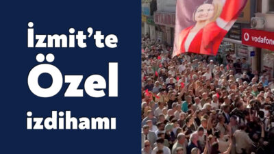 Yeni Parti Genel Başkanı Özgür Özel’in Kocaeli programı kapsamında İzmit’te
