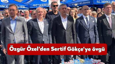Kocaeli'nin Derince ilçesinde Çenesuyu’nun idari bina açılışında konuşan Yeni Parti