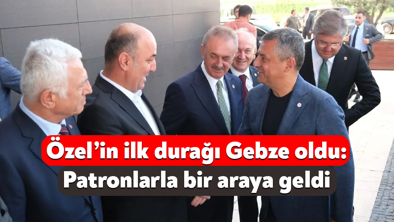 YENİ Parti Genel Başkanı Özgür Özel, bugün sabah saatlerinde Kocaeli’ye