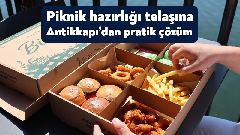 Piknik hazırlığı telaşına Antikkapı’dan pratik çözüm Kocaeli’de piknik hazırlığına pratik çözüm sunan Antikkapı’nın "Bi’ Mola" projesi,