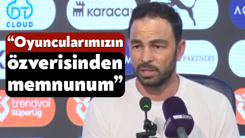 Selçuk İnan: “Oyuncularımızın özverisinden memnunum” Kocaelispor Teknik Direktörü Selçuk İnan, Başakşehir’in fiziksel açıdan kendilerinden daha