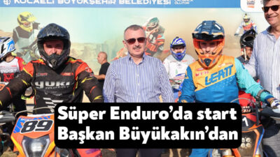 Kocaeli Büyükşehir Belediyesi’nin ana sponsorluğunda gerçekleştirilen Türkiye Süper Enduro Şampiyonası’nın