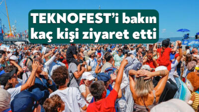 Kocaeli'deki Gölcük Tersanesi Komutanlığı'nda düzenlenen TEKNOFEST Mavi Vatan’ı 343 bin