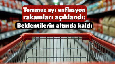 TÜİK, temmuz ayı enflasyon verilerini açıkladı. Buna göre, aylı enflasyon