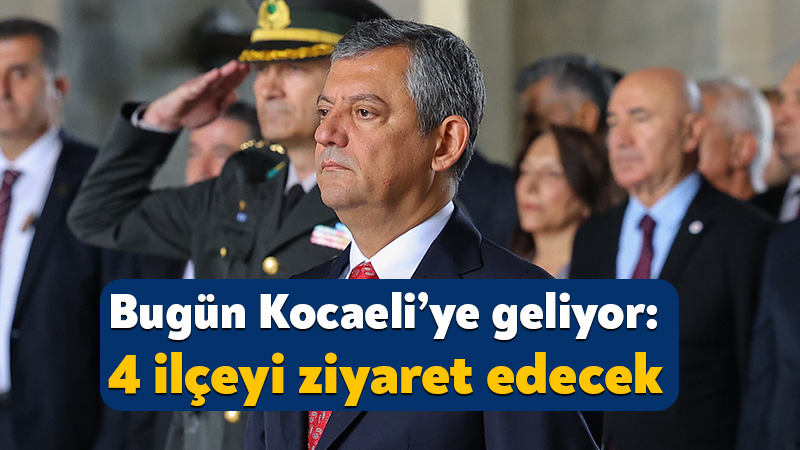 YENİ Parti Genel Başkanı Özgür Özel bugün Kocaeli’ye geliyor: 4 ilçeyi ziyaret edecek YENİ Parti Genel Başkanı Özgür Özel, bugün Kocaeli’ye geliyor. Sabah