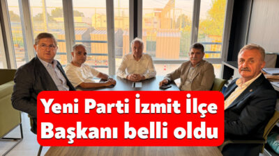 Yeni Parti Kocaeli İl Başkanlığı’na Erdem Arcan’ın görevlendirilmesinin ardından 11