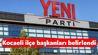 Erdem Arcan’ın Yeni Parti Kocaeli İl Başkanı olarak görevlendirilmesinin ardından
