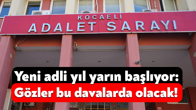 Yargı camiasında 20 Temmuz’da başlayan adli tatil, bugün itibariyle sona