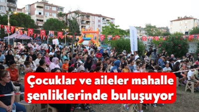 Derince’de yaz dönemini renklendiren Mahalle Şenlikleri, Barış Manço Parkı’ndaki etkinliklerle