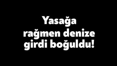 Kandıra’da acı haber: Yasak bölgede denize giren genç can verdi Kocaeli’nin Kandıra ilçesinde denize giren 22 yaşındaki Muhammet Toprak, boğularak