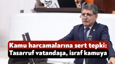 Yeni Parti Kocaeli Milletvekili Prof. Dr. Mühip Kanko, kamudaki israflar
