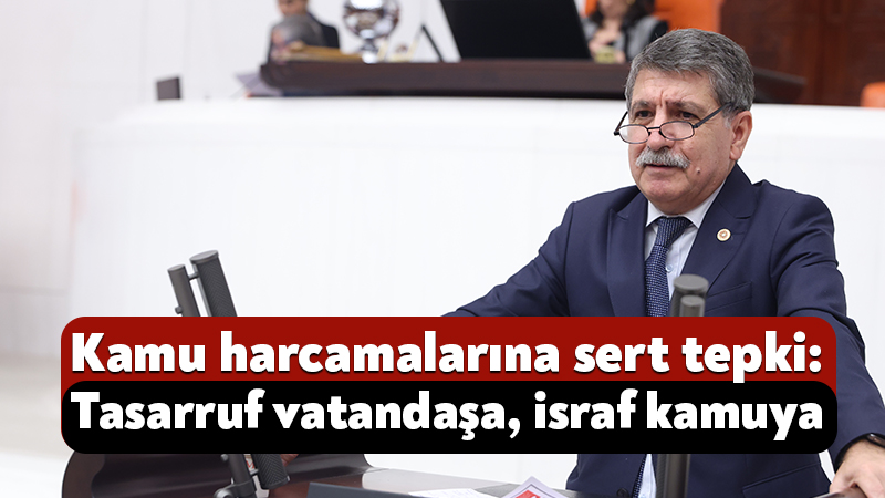 Mühip Kanko’dan kamu harcamalarına sert tepki: Tasarruf vatandaşa, israf kamuya Yeni Parti Kocaeli Milletvekili Prof. Dr. Mühip Kanko, kamudaki israflar