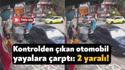 Kaza, dün saat 14.45 sıralarında Cedit Mahallesi Bostanlı Sokak’ta meydana