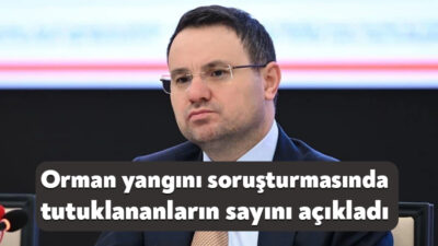 Adalet Bakanı Akın Gürlek, Kocaeli'de de yaşanan orman yangınlarına ilişkin