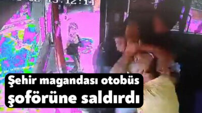 Kocaeli'de özel halk otobüsü şoförü, tanımadığı bir şahsın yumruklu saldırısına