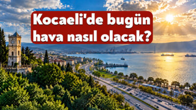 Kocaeli’de etkili olan yağışlı havanın ardından 24 Eylül 2026 Perşembe