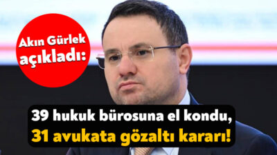 Adalet Bakanı Akın Gürlek, vatandaşlara ait kişisel verilerin yasa dışı