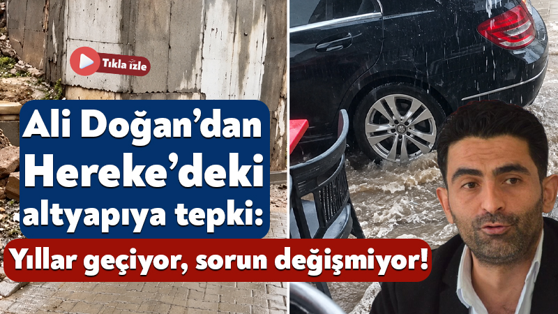 Körfez Yukarı Hereke Mahallesi’nde yağışların ardından bazı cadde ve sokaklarda