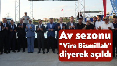 Kocaeli'nin Kandıra ilçesinde 2026-2027 su ürünleri av sezonunun açılışı dolayısıyla